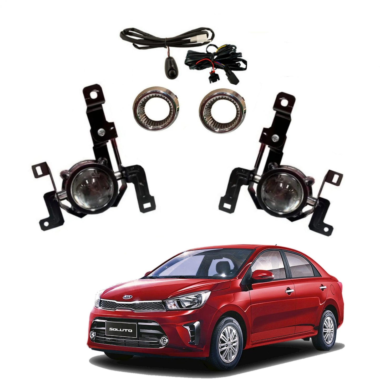 Kit Neblineros Kia Soluto 2020 - 2023