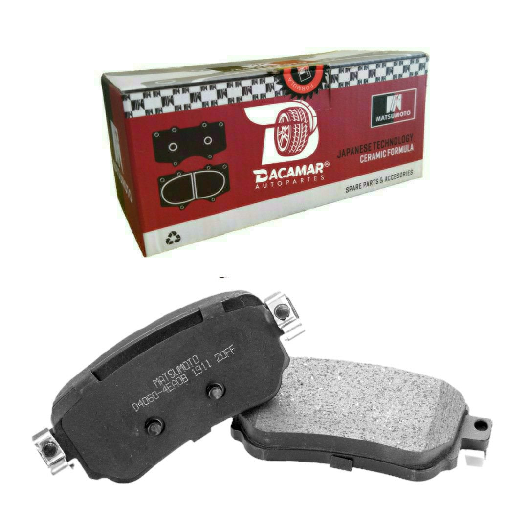 Pastillas de Freno Traseras Nissan XTrail 2015 - 2022 (Cerámica)