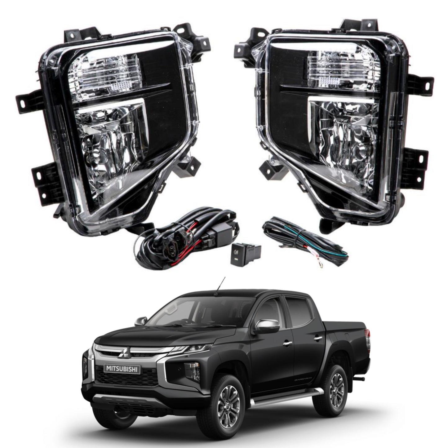 Kit Neblineros Mitsubishi L200 Katana 2020 - 2024