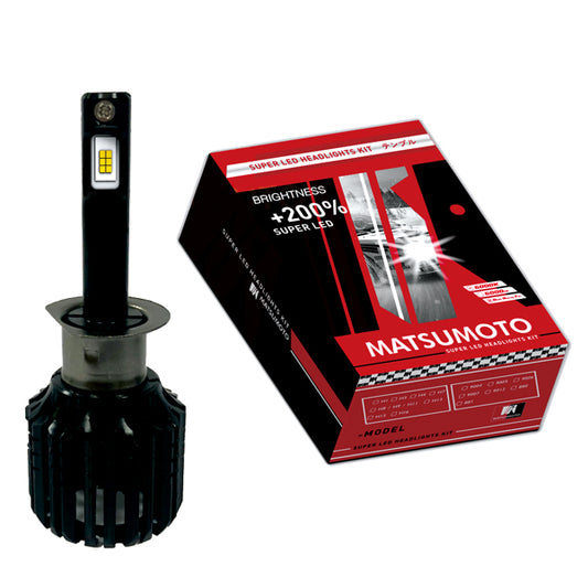 Kit Ampolletas LED H1 L24 6000Lm 6000K