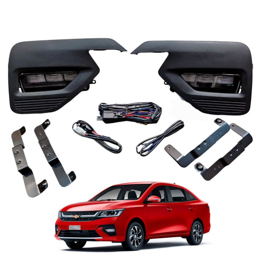 Kit de Neblineros Chevrolet Sail 2023 - ON (Luz de Giro Amarilla)