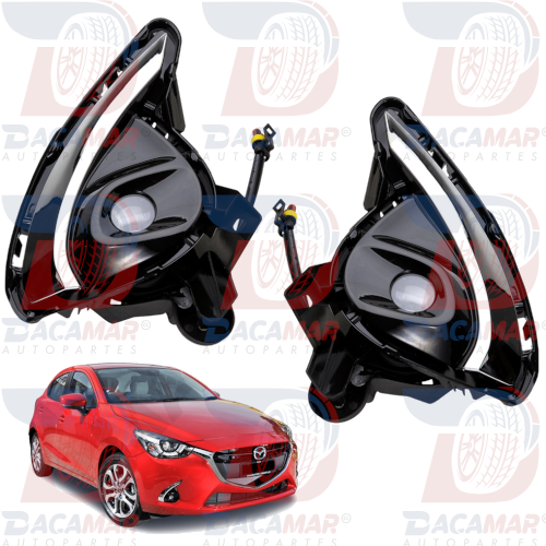 Kit Neblineros Mazda 2 2016 - 2020 LED