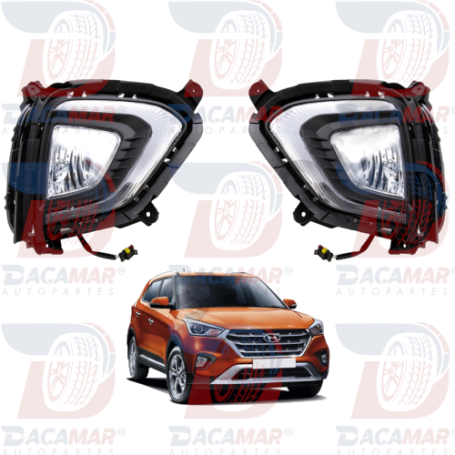 Kit Neblineros Hyundai Creta 2018 - 2020 DRL