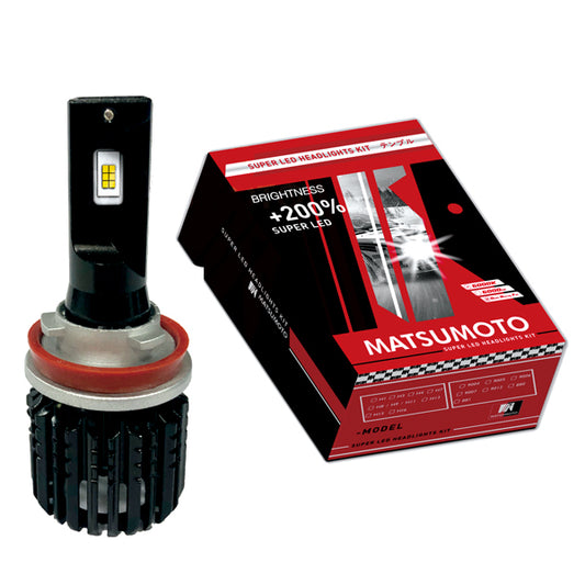 Kit Ampolletas LED H11 L24 6000Lm 6000K