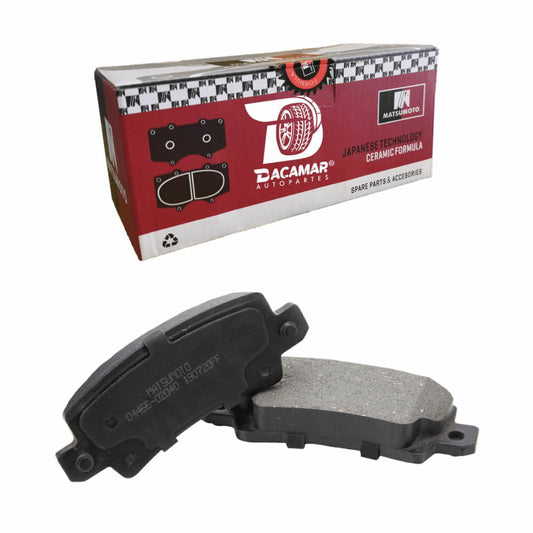 Pastillas de Freno Traseras Toyota Corolla 1.6 Brasil 2002 - 2008 (Ceramica)