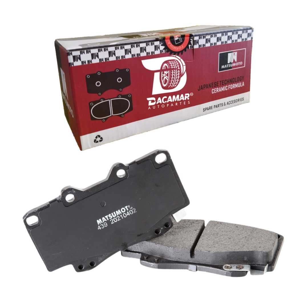 Pastillas de Freno Delanteras Toyota Hilux 2.5 Diesel 1997 - 2002 (Cerámica)
