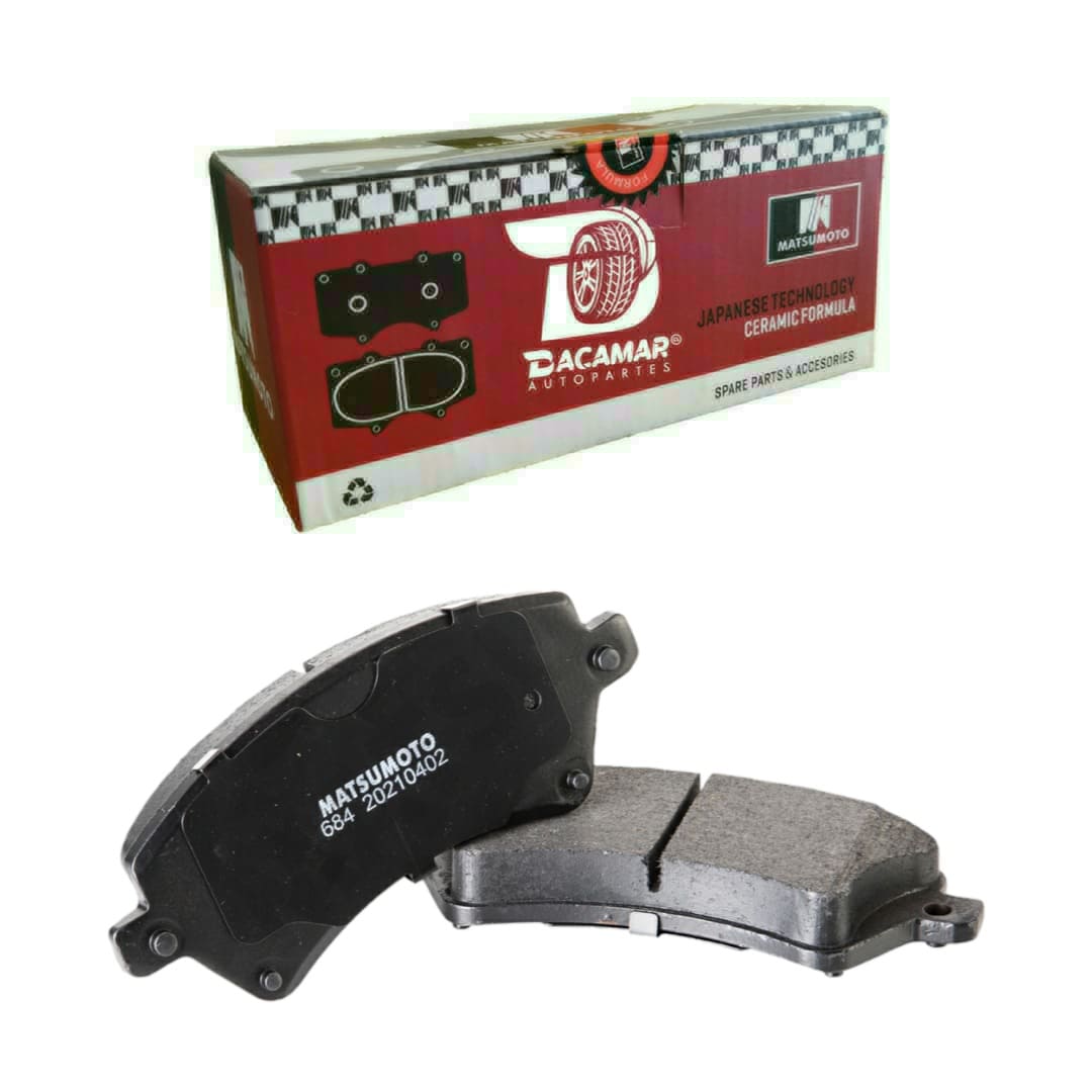 Pastillas de Freno Delanteras Toyota Corolla 1.6 Brasil 2002 - 2008 (Cerámica)